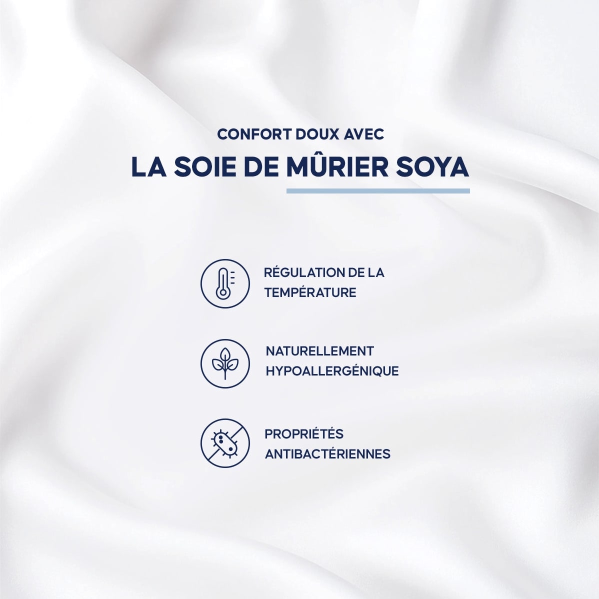 Housse de Couette en Soie Naturelle Soya